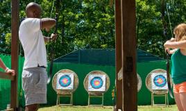 les charmettes camping archery