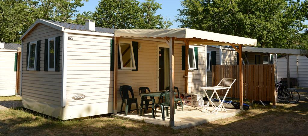 Mobil home du camping La Pointe